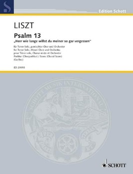 Psalm 13 by Liszt Franz - Guillou Jean - for SATB