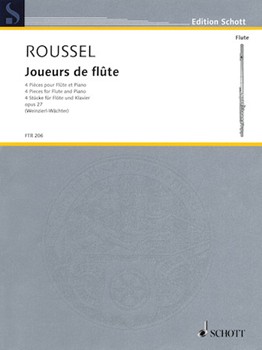 Jouers De Flute Opus 27 by Roussel Albert - Weinzierl Elisabeth - for Flute and Piano