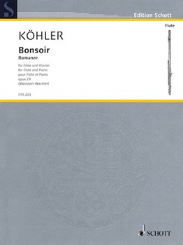 Bonsoir Opus 29 by Kohler Ernesto - Weinzierl Elisabeth - for Flute and Piano