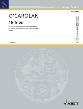 16 Trios by O'Carolan Turlough - Patrick Pfo - for Score and Parts