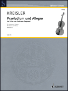 Kreisler - Praeludium And Allegro In The Style Of Gaetano Pugnani For Viola And Piano