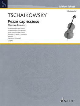 Pezzo Capriccioso Opus 62 B Minor by Tchaikovsky Pyotr Ilyich - Gendon Maurice - for Cello and Piano