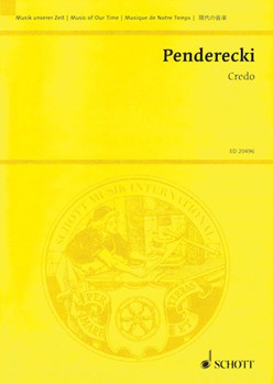 Credo by Penderecki Krzysztof for Study Score