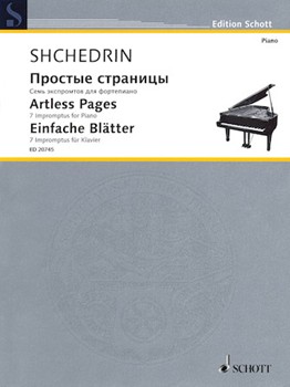 Artless Pages 7 Impromptus by Shchedrin for Piano