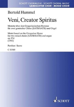 Veni Creator Spiritus by Hummel Bertold for
