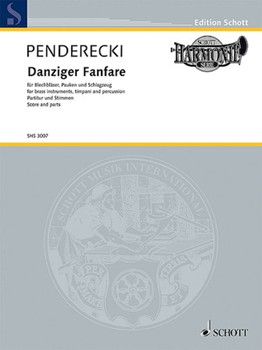 Danziger Fanfare by Penderecki Krzysztof for Score and Parts