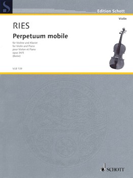 Perpetuum Mobile Op 34 No 5 [violin]