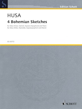 4 Bohemian Sketches by Husa Karel for Score and Parts