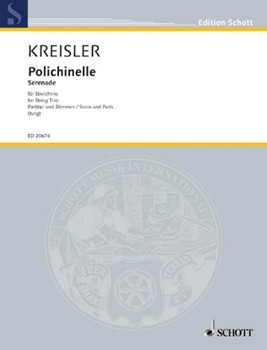 Polichinelle (Serenade) by Kreisler Fritz - Jung Fredo - for Score and Parts