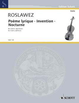 Poème Lyrique · Invention · Nocturne by Roslavets Nikolai Andreyevich for