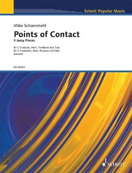 Points of Contact: 5 Jazzy Pieces by Schoenmehl Mike for Score and Parts