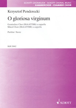 O gloriosa virginum by Penderecki Krzysztof for