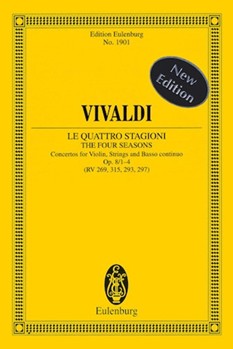The Four Seasons Op. 8 Nos. 1-4 by Vivaldi Antonio Lucio for