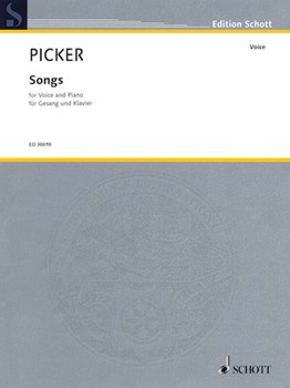 Songs by Picker Tobias for Vocal and Piano