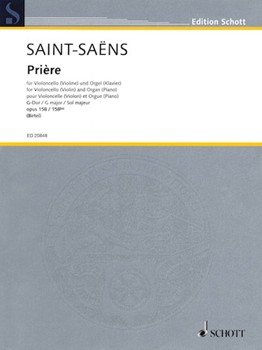 Saint-Saens - Prière, Op 158