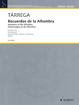 Recuerdos De La Alhambra (memories Of The Alhambra) [piano trio]