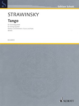 Tango by Stravinsky Igor - Birtel Wolfgang - for Str Quartet