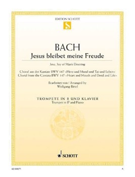 Jesu Joy Of Man's Desiring by Bach Johann Sebastian - Birtel Wolfgang - for Trumpet and Piano