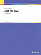 Schott Kember   Just For Two: 16 Easy Piano Duets - 1 Piano  / 4 Hands