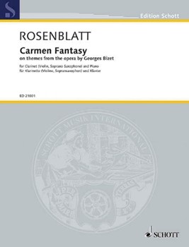 Carmen Fantasy by Rosenblatt Alexander for Clarinet Solo