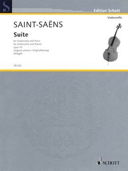 Suite For Cello And Piano Op 16 Original Version