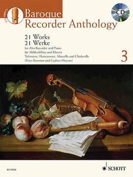Baroque Recorder Anthology - Volume 3 by Various for