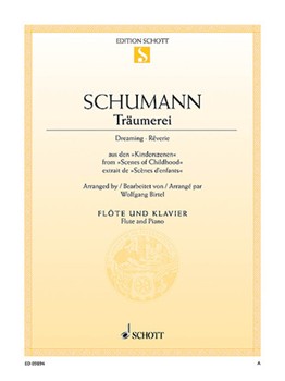 Traumerie by Schumann Robert - Birtel Wolfgang - for Flute and Piano
