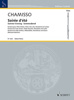 Soiree d'ete (Summer Evening) by Mayran de Chamisso Olivier for Score and Parts