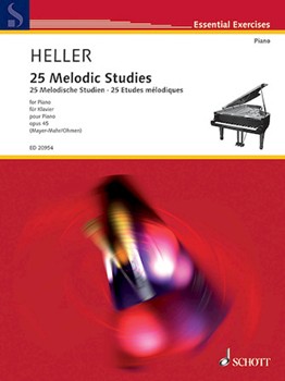 25 Melodious Studies Opus 45 by Heller Stephen - Mayer-Mahr/Ohmen - for Piano