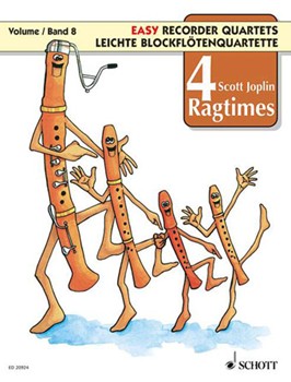 Four Scott Joplin Ragtimes by Joplin Scott - Birtel Wolfgang - for Recorder 4
