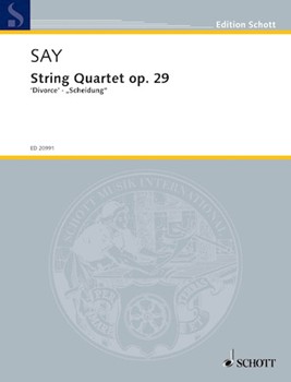 String Quartet Op. 29 Divorce by Say Fazil for Score and Parts