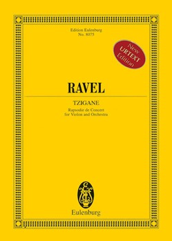 Tzigane - New Urtext Edition by Ravel Maurice for Study Score