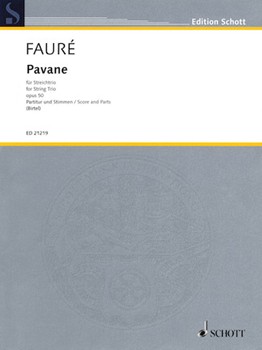 Pavane Op 50 [string trio] STRING TRO