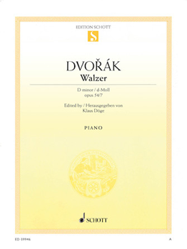 Schott Dvorak   Walzer D Minor Op 54 No 7