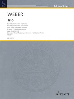 Trio, Op. 63 Score & Pa