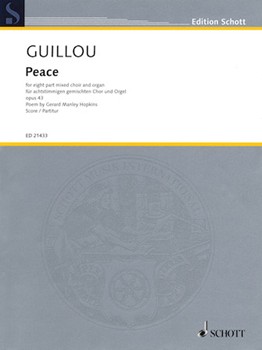 Peace Op. 43 by Guillou Jean for SSAATTBB