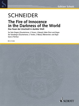 The Fire Of Innocence In The Darkness Of The World Score Soloists/choir/organ by for