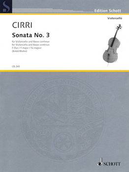 Sonata No.3 for Cello and Contiuo