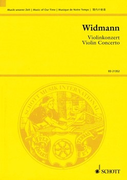 Violin Concerto by Widmann Jorg for Study Score