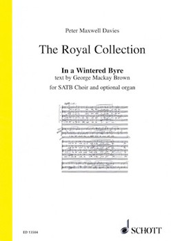 In a Wintered Byre by Davies Peter Maxwell for SATB and Organ
