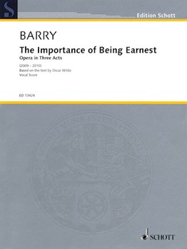 The Importance of Being Earnest by Barry Gerald for Vocal Scor