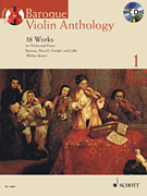 Baroque Violin Anthology 38 Works Volume 1 w/cd
