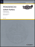Lichen-Fanfara [woodwind/brass ensemble] Penderecki Score & Pa
