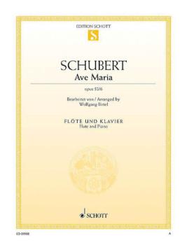 Ave Maria [flute / piano] Schubert - Schott Edition FLUTE/PNO