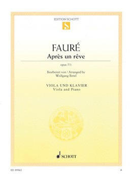 Apres Un Reve Op 7/1 [viola]