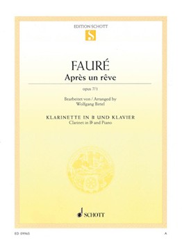 Apres Un Reve Op 7/1 [clarinet]