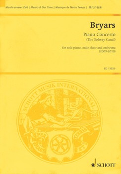 Piano Concerto (The Solway Canal) by Bryars Gavin for Study Score