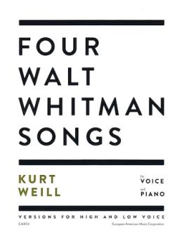 Four Walt Whitman Songs