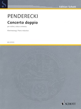 Concerto Doppio by Penderecki Krzysztof for Score and Parts