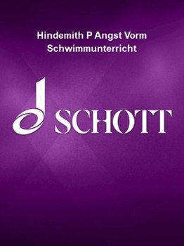 Hindemith P Angst Vorm Schwimmunterricht by Hindemith Paul for